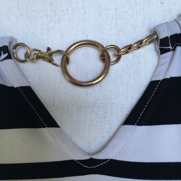 Dana Bachman Hoop Embellished Stripe Tunic - Picture 5 of 8